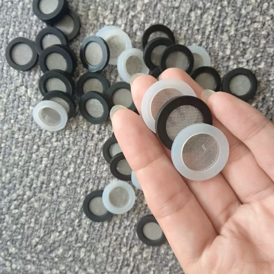 Silikon-Edelstahl-Wasserfilter-Schlauchwascher für 1/2 3/4 Zoll Sanitärhahn 5/8 Zoll Waschmaschinen-Zulaufleitungsanschluss